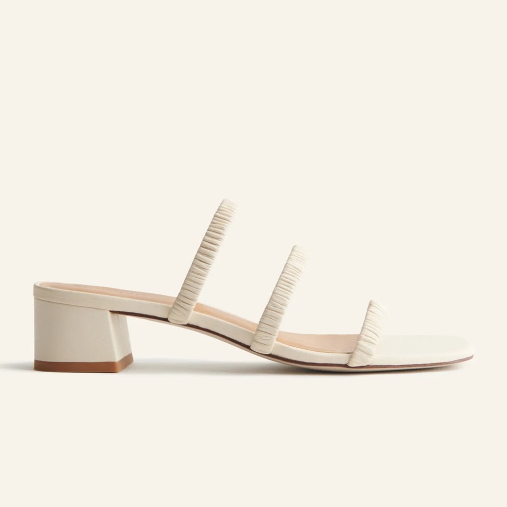 Reformation Assunta Strappy Block Heel size 10.5